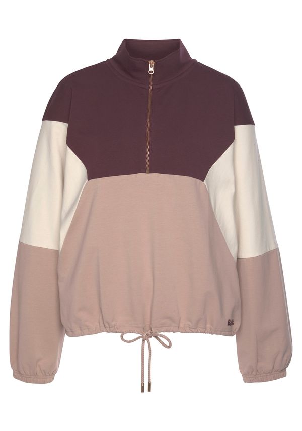 BENCH BENCH Суичър  бежово / бледорозово / червено-виолетово