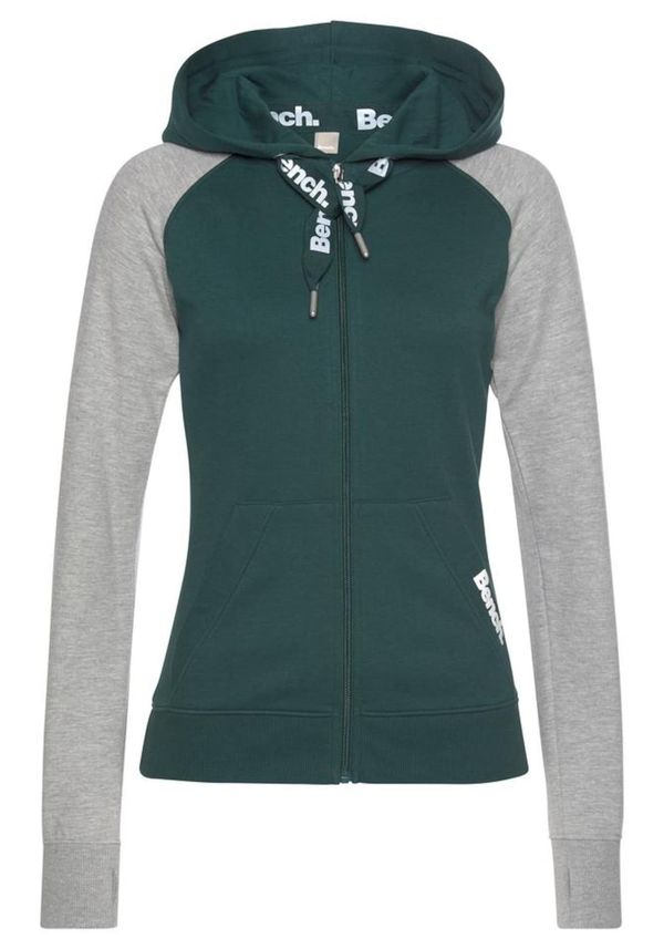 BENCH BENCH Суичъри с качулка  сиво / тъмнозелено