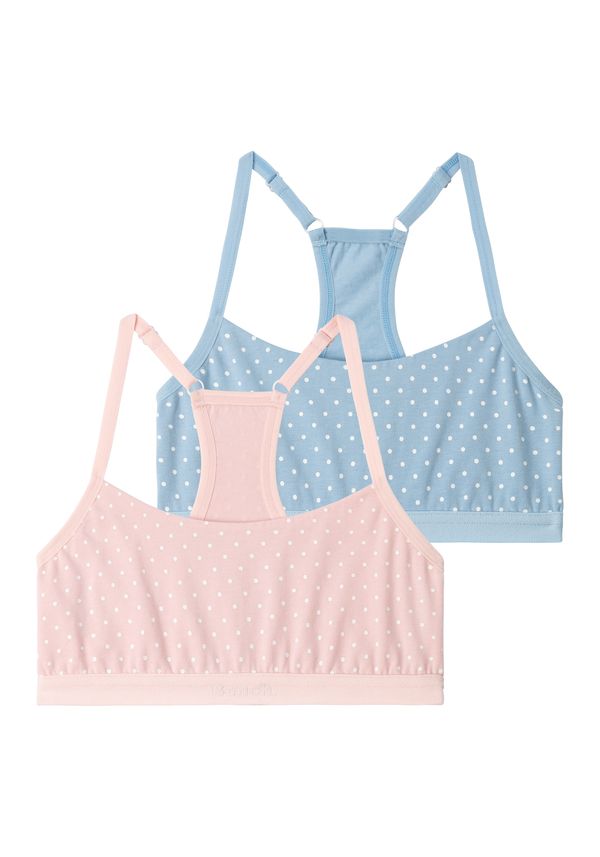 BENCH BENCH Сутиен  пастелно синьо / пастелно розово / бяло
