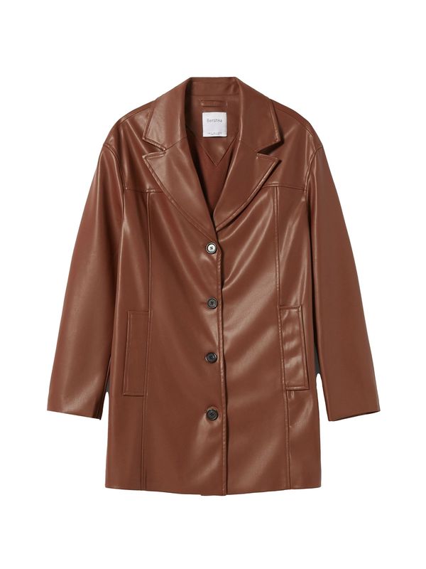 Bershka Bershka Блейзър  кафяво