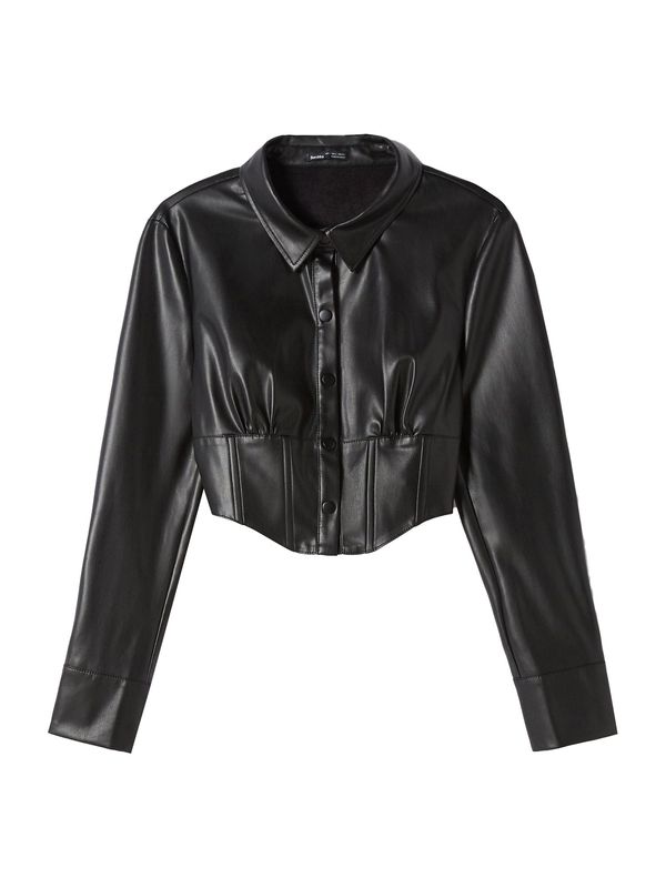 Bershka Bershka Блуза  черно