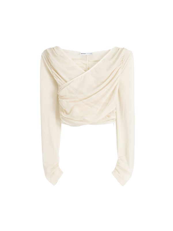 Bershka Bershka Блуза  екрю