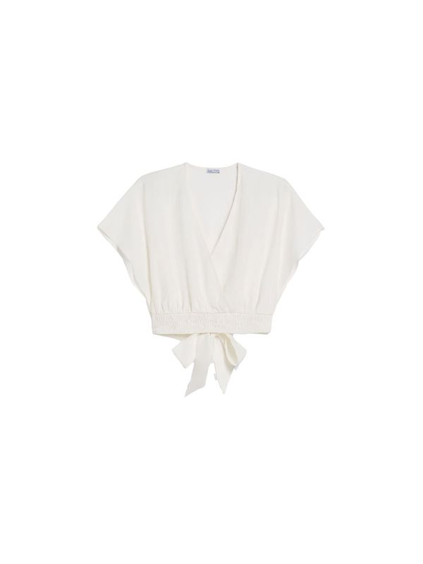 Bershka Bershka Блуза  мръсно бяло