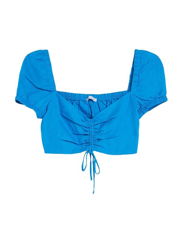 Bershka Bershka Блуза  синьо