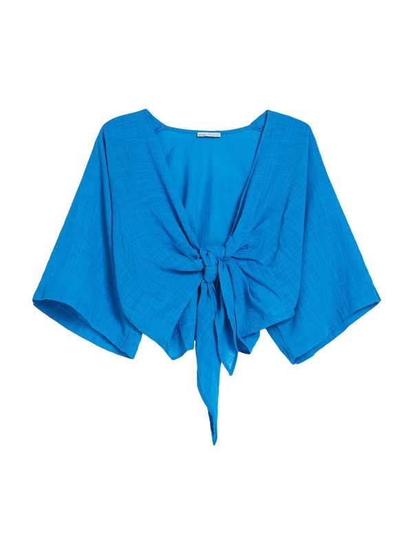 Bershka Bershka Блуза  синьо