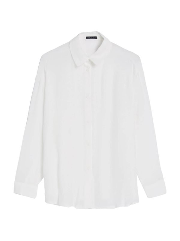 Bershka Bershka Блуза  яйчена черупка