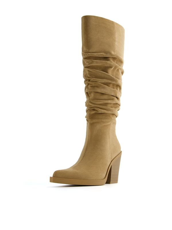 Bershka Bershka Ботуши  цвят "пясък"