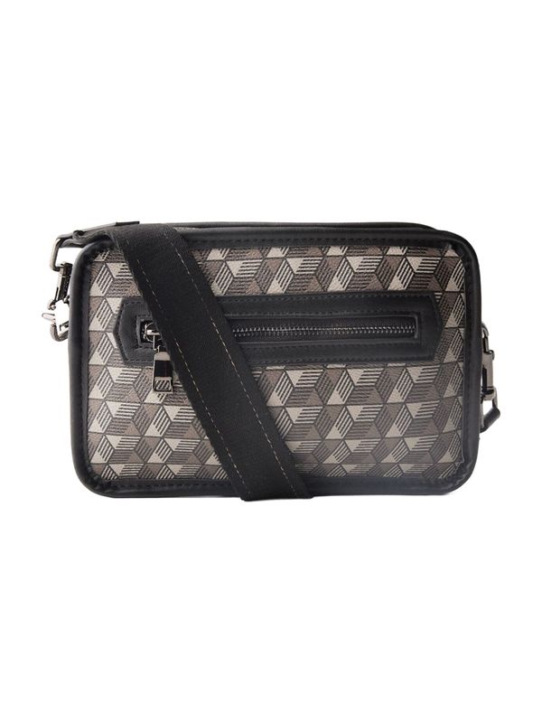 Bershka Bershka Чанта за през рамо тип преметка  бежово / тъмнокафяво / черно