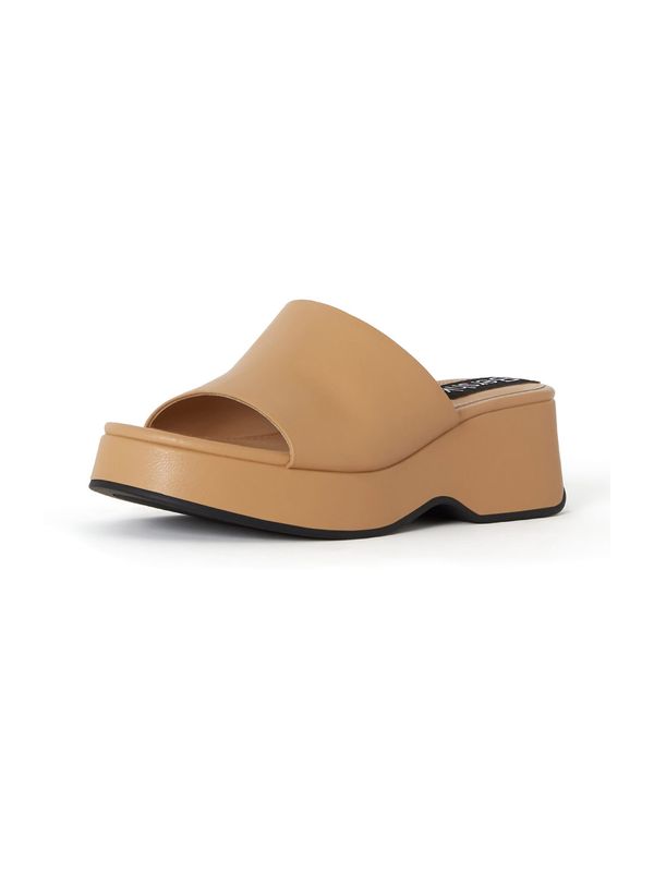 Bershka Bershka Чехли  цвят "пясък"