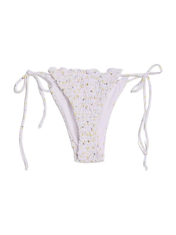 Bershka Bershka Долнище на бански тип бикини  жълто / петрол / бяло