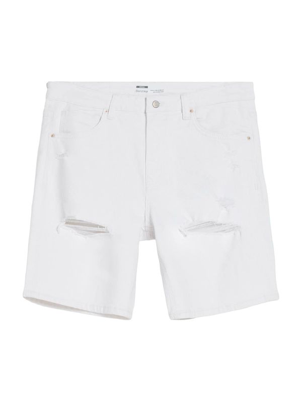 Bershka Bershka Дънки  бял деним