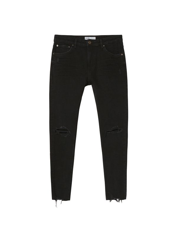 Bershka Bershka Дънки  черен деним