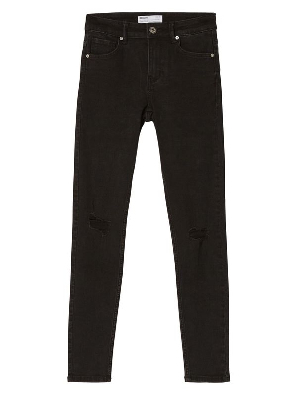 Bershka Bershka Дънки  черен деним