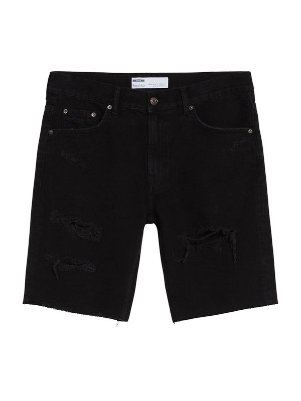 Bershka Bershka Дънки  черен деним
