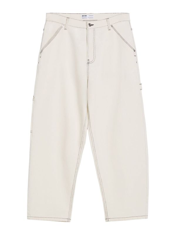 Bershka Bershka Дънки  черно / бял деним