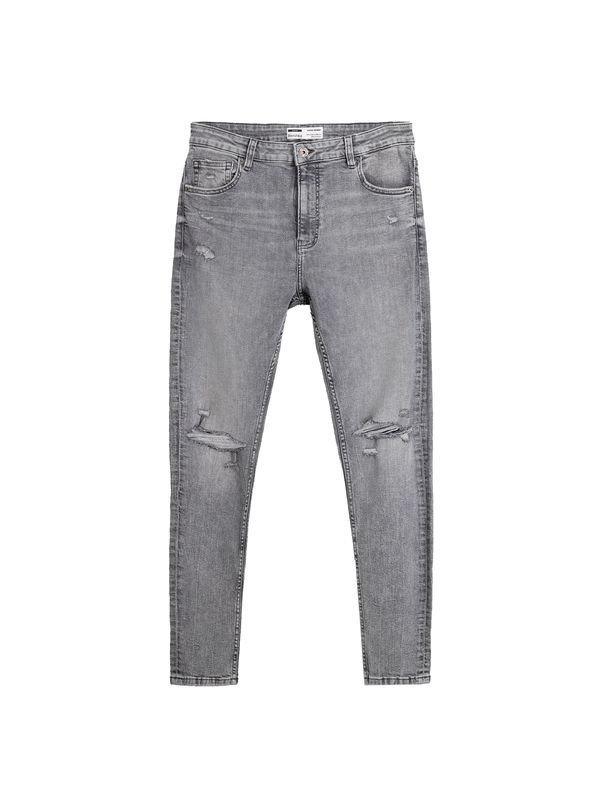 Bershka Bershka Дънки  сив деним