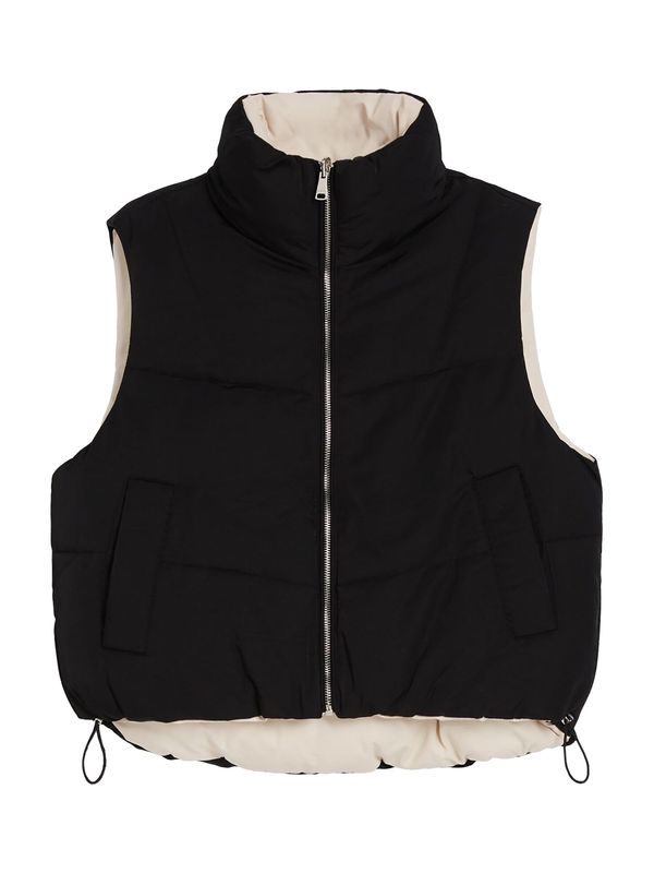 Bershka Bershka Елек  бежово / черно