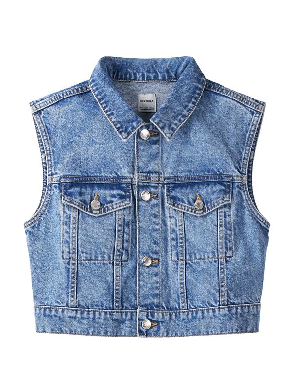 Bershka Bershka Елек  син деним