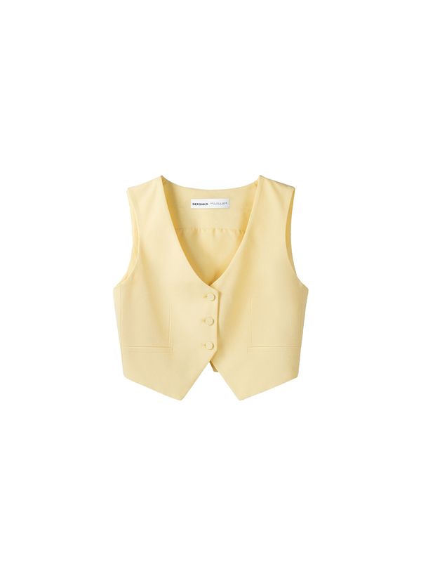 Bershka Bershka Елек  светложълто