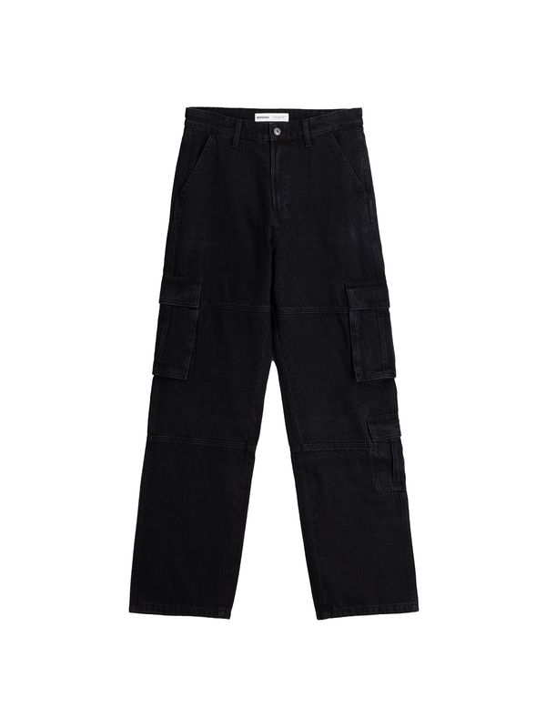 Bershka Bershka Карго дънки  черно
