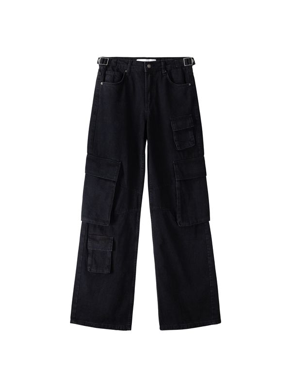 Bershka Bershka Карго дънки  черно