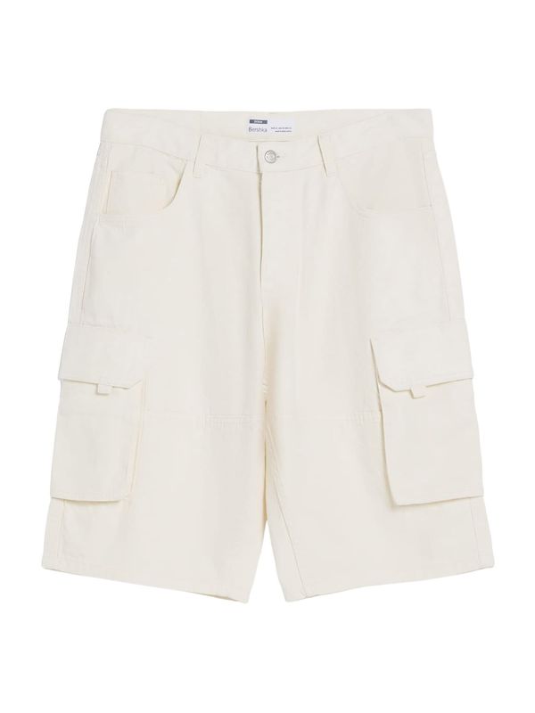 Bershka Bershka Карго дънки  екрю