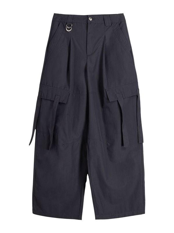 Bershka Bershka Карго панталон  антрацитно черно