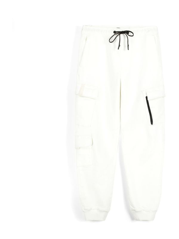Bershka Bershka Карго панталон  бяло