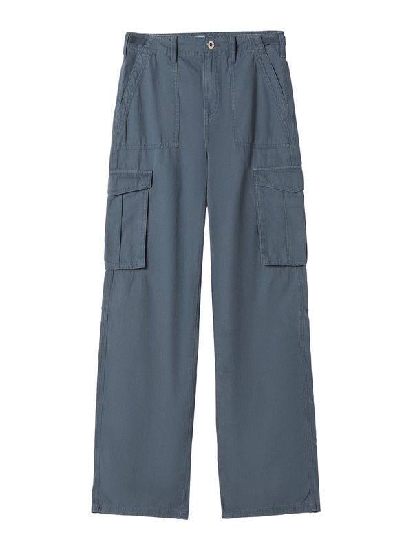 Bershka Bershka Карго панталон  гълъбово синьо