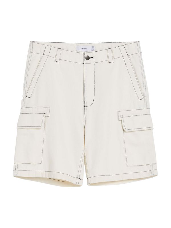 Bershka Bershka Карго панталон  кремаво