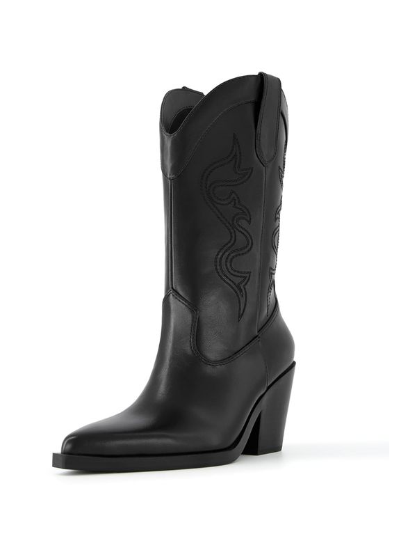 Bershka Bershka Каубойски ботуши  черно