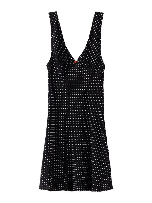 Bershka Bershka Лятна рокля  червено / черно / бяло