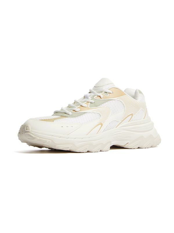 Bershka Bershka Ниски маратонки  бежово / маслина / бяло