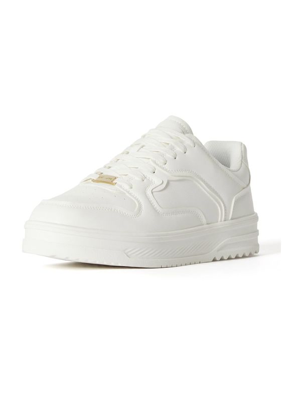 Bershka Bershka Ниски маратонки  бяло