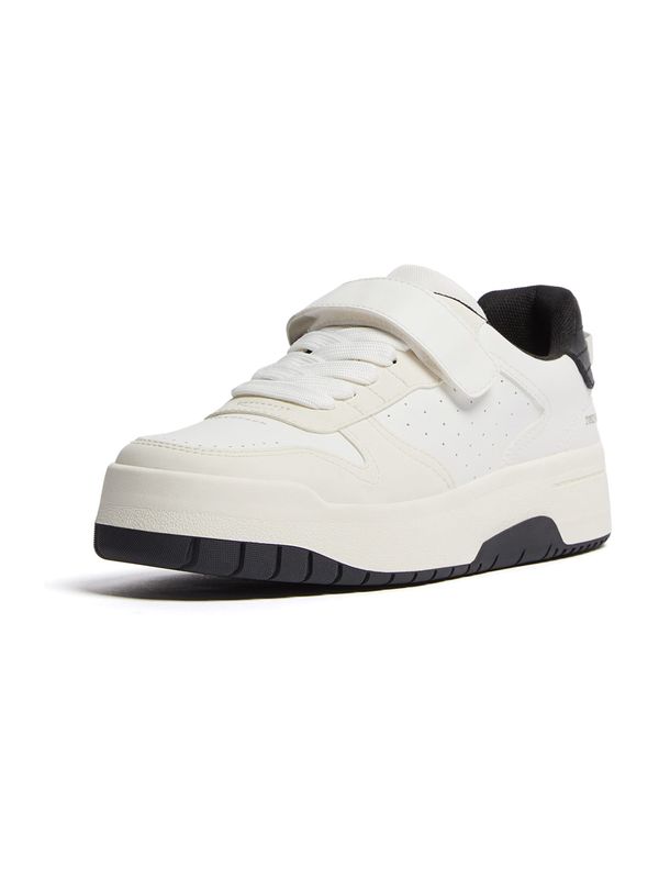 Bershka Bershka Ниски маратонки  черно / бяло