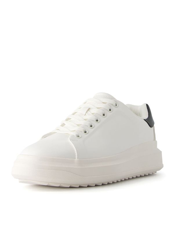 Bershka Bershka Ниски маратонки  черно / бяло