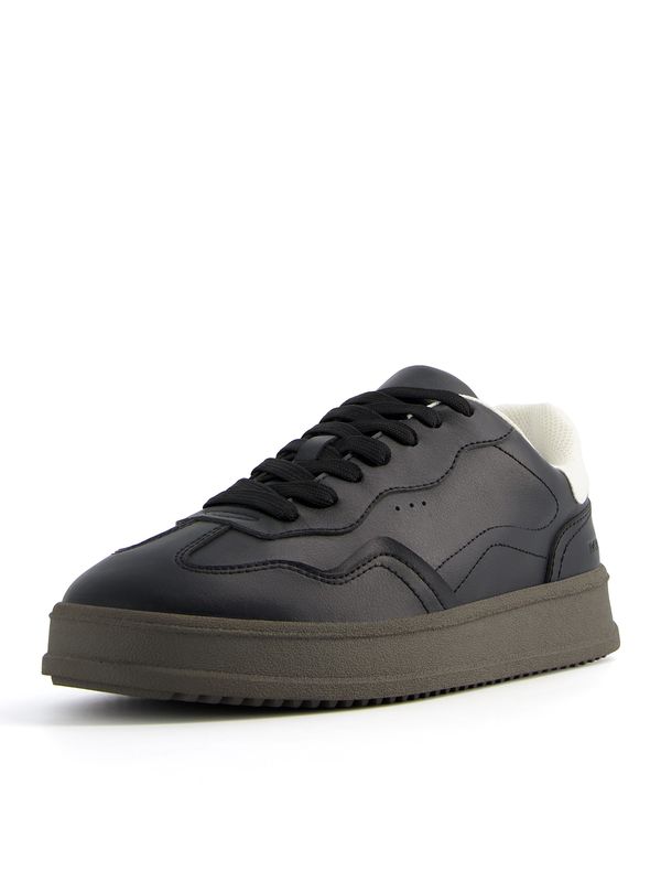 Bershka Bershka Ниски маратонки  черно / бяло