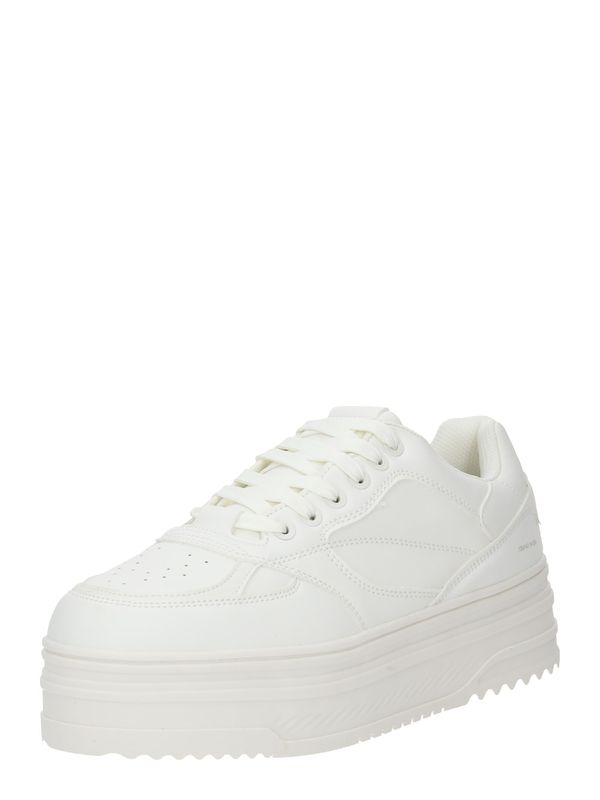 Bershka Bershka Ниски маратонки  мръсно бяло