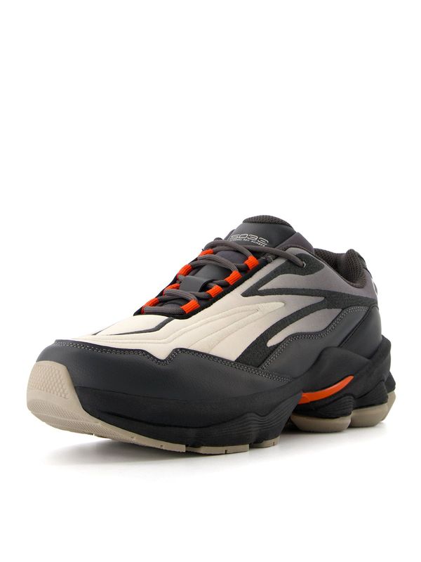 Bershka Bershka Ниски маратонки  светлобежово / сиво / черно