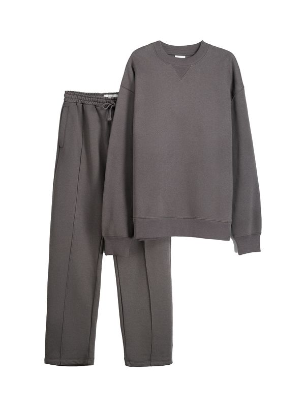 Bershka Bershka Облекло за бягане  тъмносиво