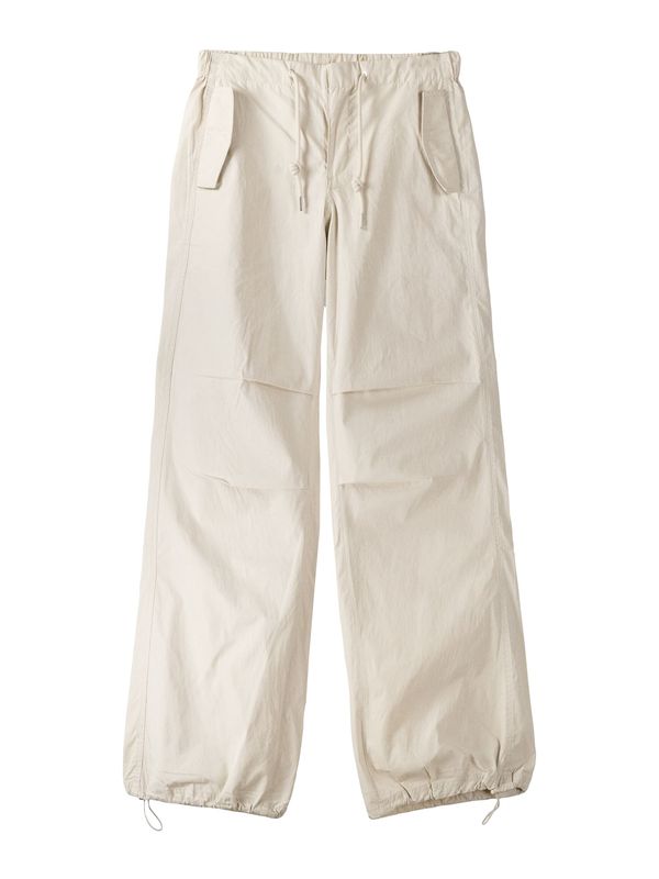 Bershka Bershka Панталон  мръсно бяло