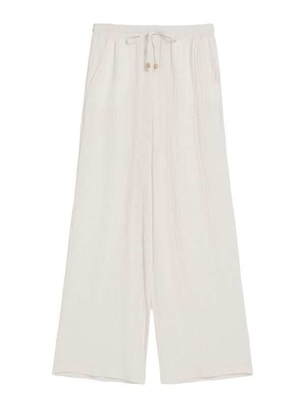 Bershka Bershka Панталон  мръсно бяло