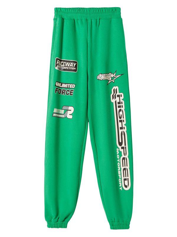 Bershka Bershka Панталон  пастелно зелено