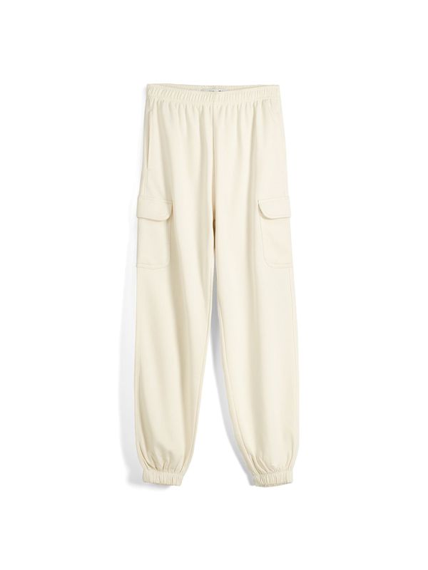 Bershka Bershka Панталон  пастелно жълто