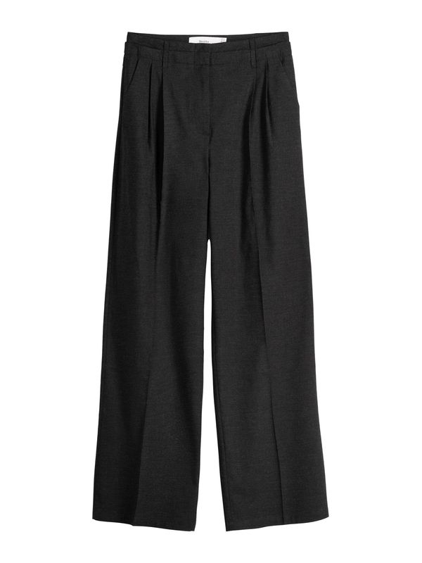 Bershka Bershka Панталон с набор  антрацитно черно