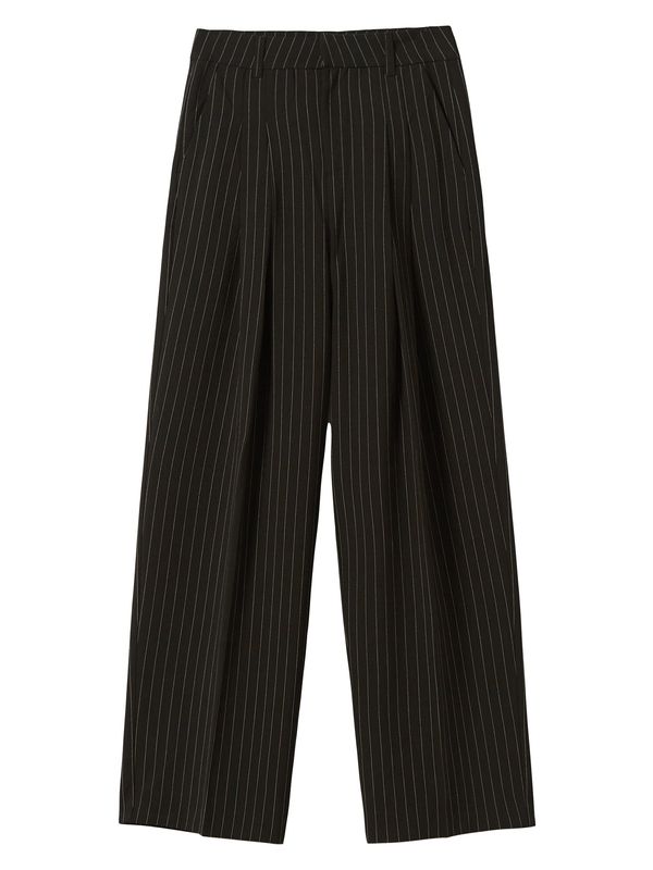 Bershka Bershka Панталон с набор  бежово / черно