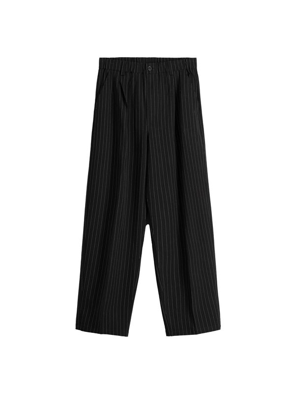 Bershka Bershka Панталон с набор  черно / бяло