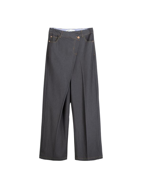 Bershka Bershka Панталон  тъмносиво