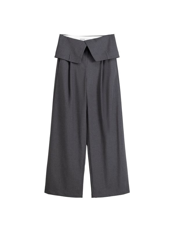 Bershka Bershka Панталон  тъмносиво