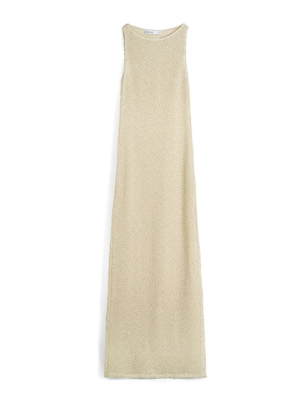 Bershka Bershka Плажна рокля  бежово / злато